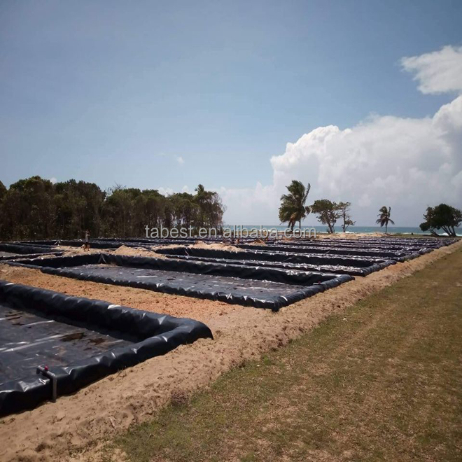 Синяя подкладка hdpe для пруда толщиной 1,5 мм, распродажа