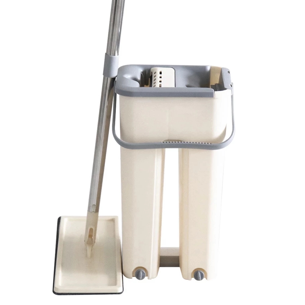 Commercial Household Kitchen Cleaning Spin 360 Tools Set Flat Mop With Bucket