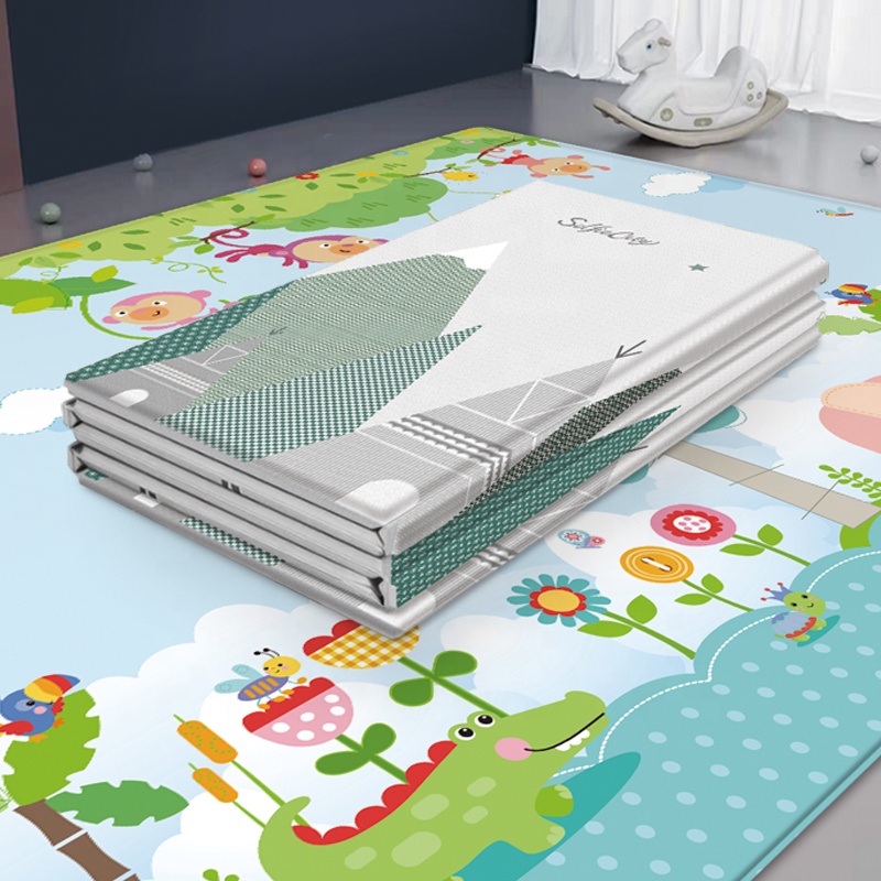 Aji Colchoneta 200*180Cm Pisos Alfombra Para De Bebe Nino Folding Baby XPE Foam Play Mats Foldable Playmat