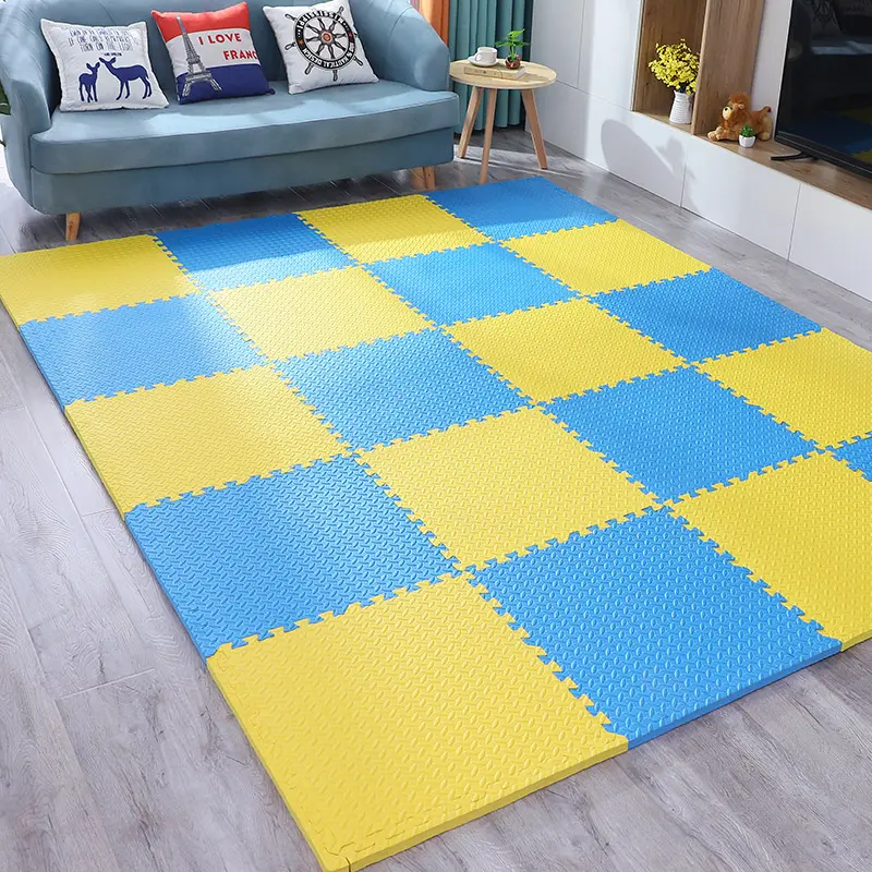 Factory Lower Price Eva Foam Mat Any Thickness Color Reversable Tatami Grappling Rug Baby Play Mat