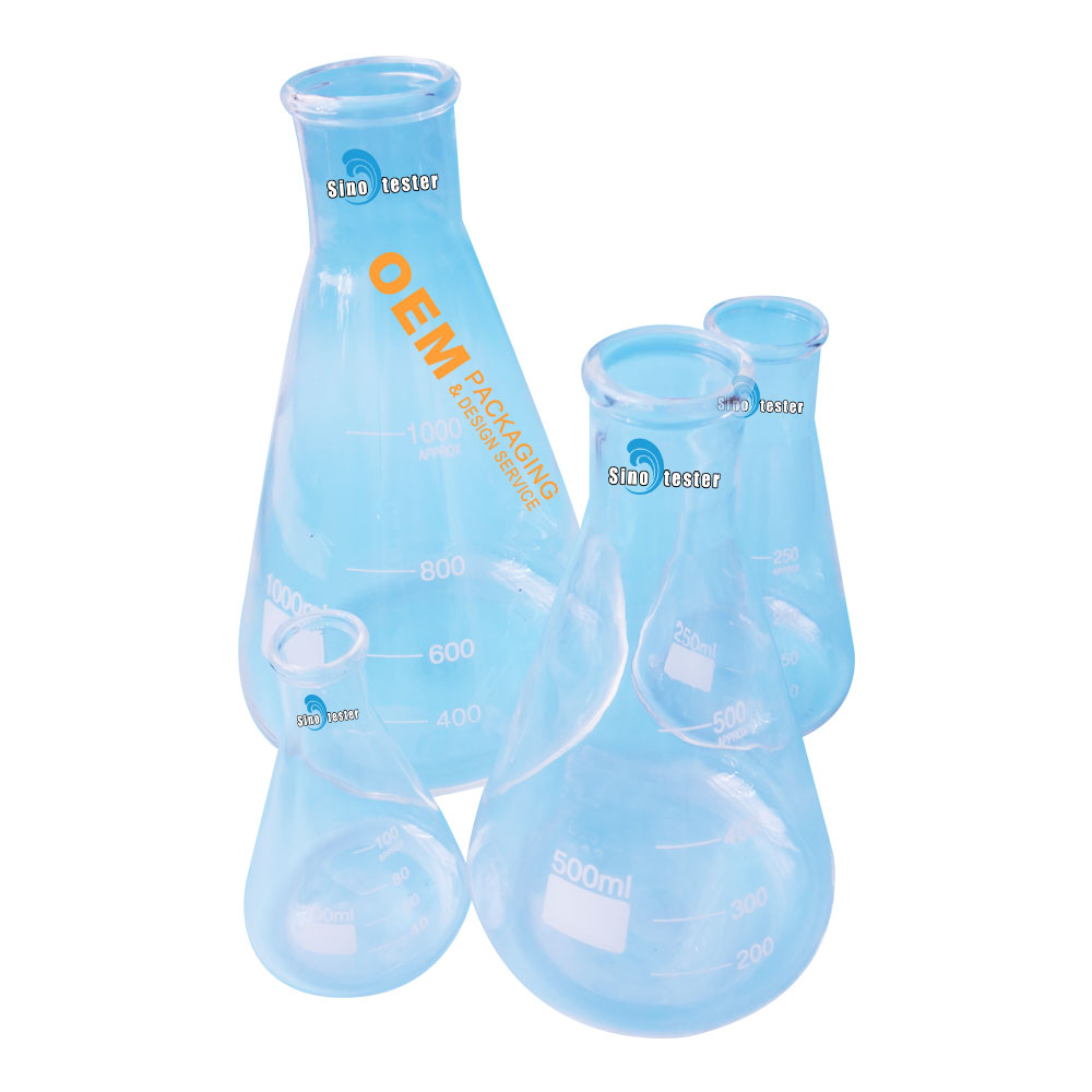 Reusable Water Bottle Wide Neck Beaker Conical Flask 50 Ml