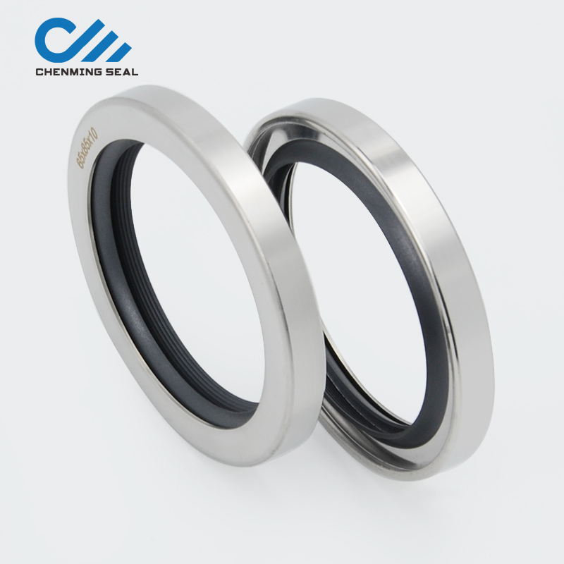 CDL 65*85*10 двойная губа ПТФЭ масляное уплотнение вращающееся уплотнение вала с корпусом из нержавеющей стали