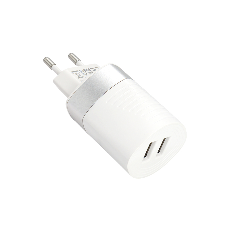 YC-228 2021 Новинка US/EU/UK USB Сетевое зарядное устройство с двумя портами USB зарядное устройство умное быстрое зарядное устройство, используемое для телефона