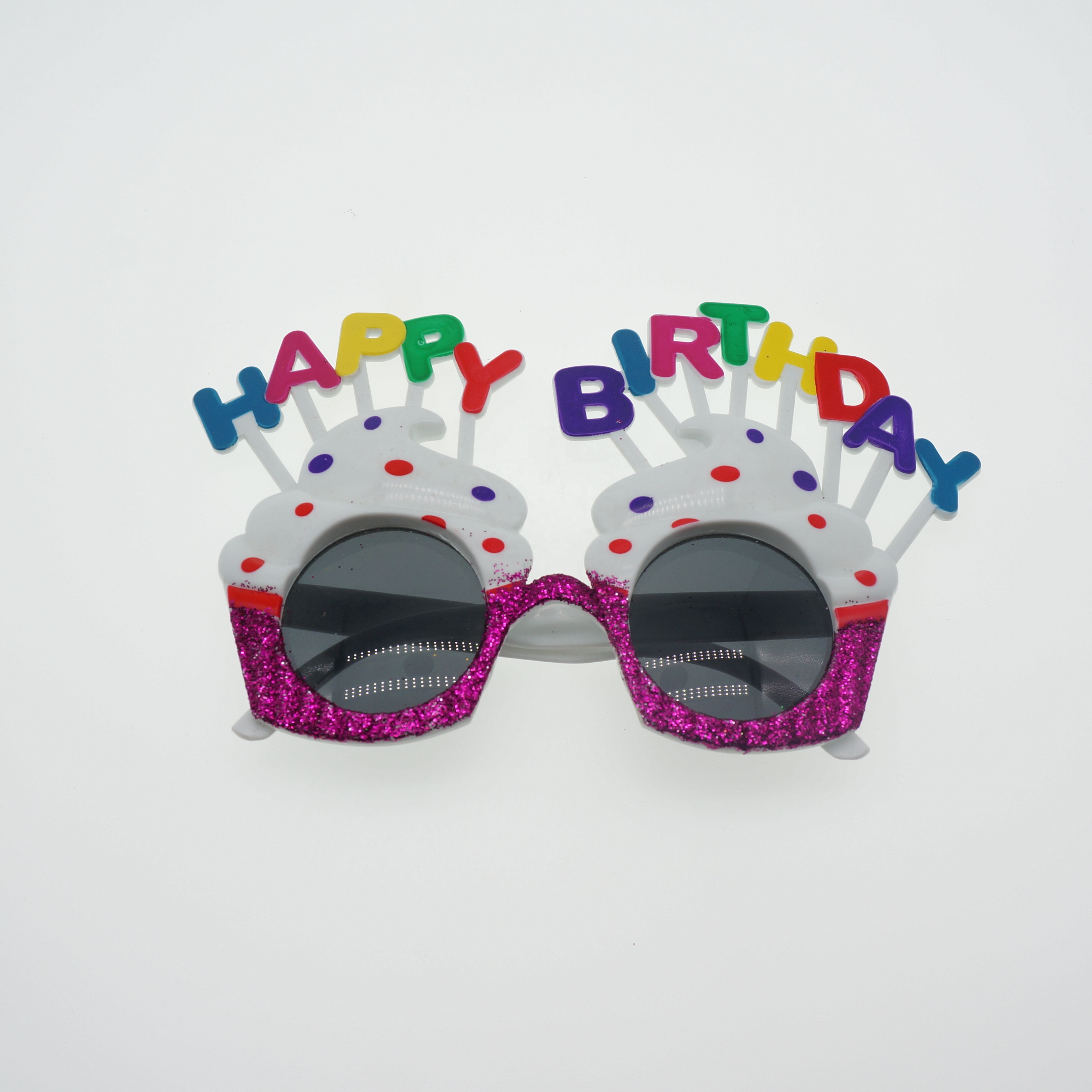 Birthday 2021 Party Holiday Glasses Cake Happy Kids Cute Eyewear Fashion Novelty