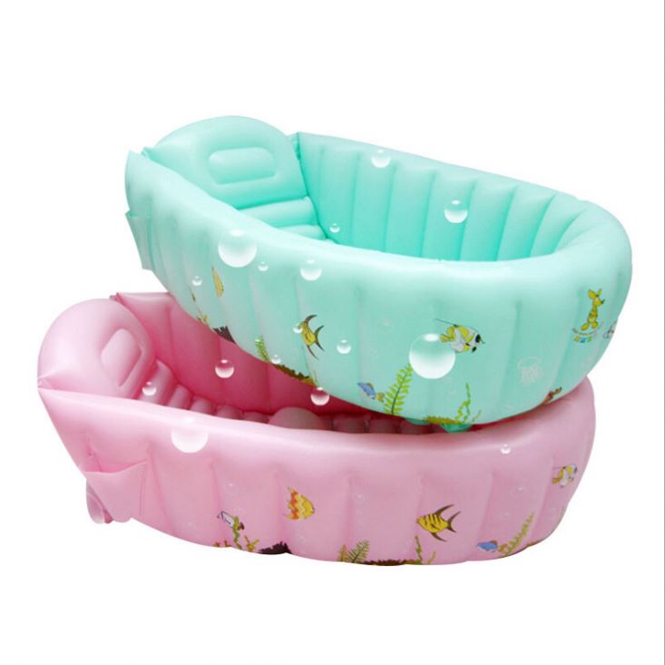 Durable Pvc Inflatable Baby Bathtub Folding Plastic For