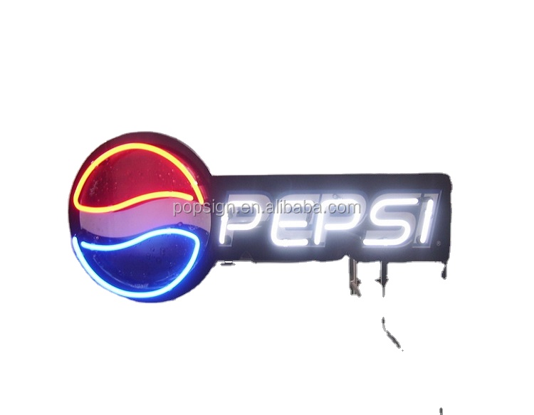 Новейший дизайн, самая низкая оптовая цена, неоновая вывеска Pepsi