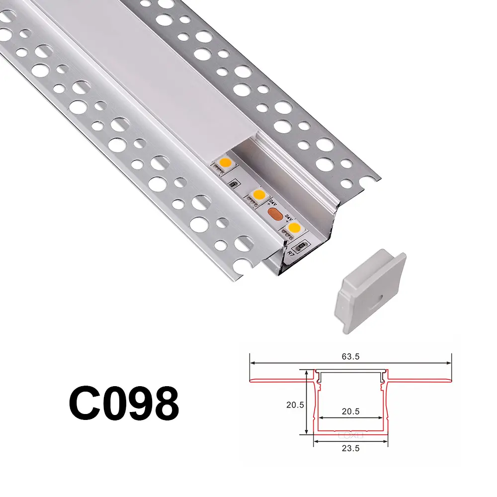 C098 led aluminum profile