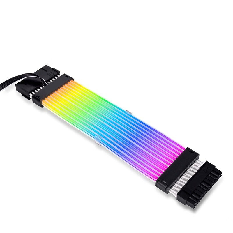Новые удлинительные кабели для стримеров PLUS V2 24pin RGB, длина 220 мм, 120 количество светодиодов, удлинительные кабели