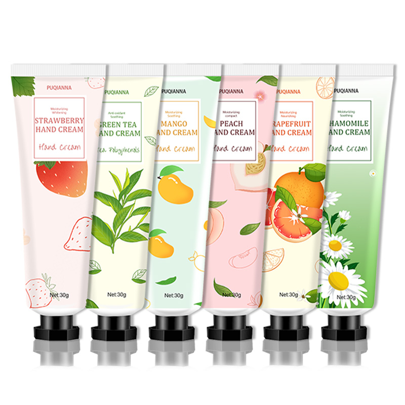 OEM PUQIANNA factory cosmetic Hand Lotion Natural Nourishing Moisturizing Anti Aging Skin Care Hand Cream English Packing