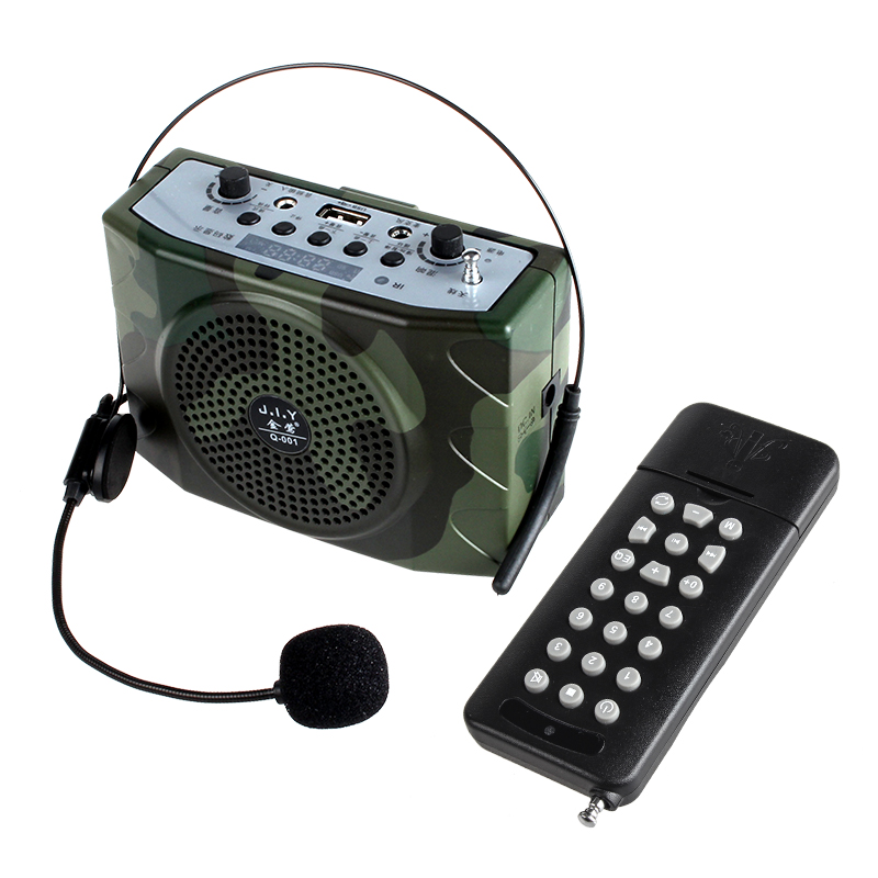 J.i.y Q-001 Китай Поставщик дешевая цена птичий голос устройство Mp3 птица абонент плеер Усилитель звука для охоты