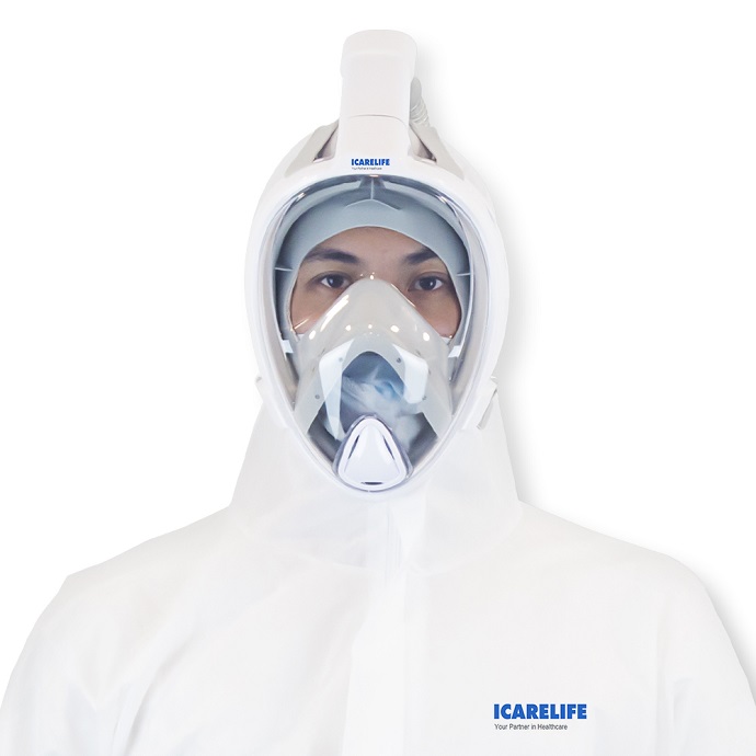 ICARELIFE PAPR (очищающий шлем с подачей воздуха