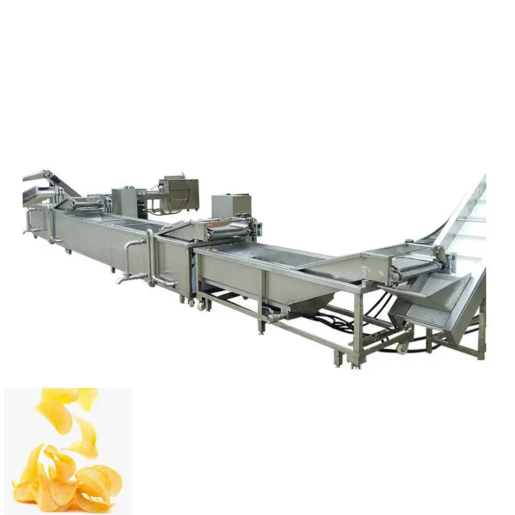 Industrial Automatic Semi-automatic French Fries Potato Chips Production Line