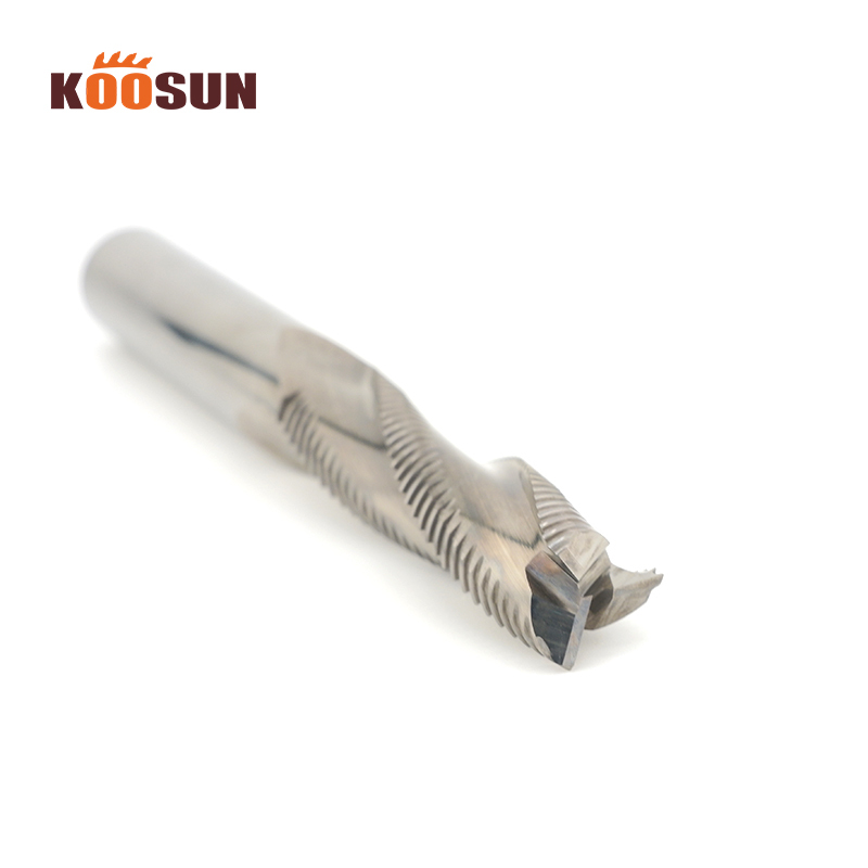 KOOSUN Roughing Sheets Wood Cutter Endmill CNC Tools woodworking Milling Cutter Carbide Roughing End Mill