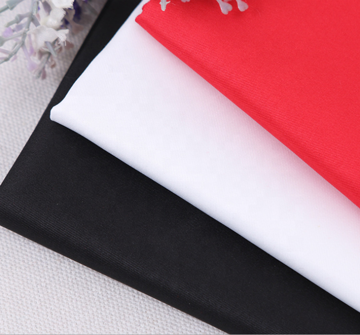 wholesale 120gsm plain dyed peached twill 100% polyester microfiber peach skin fabric for shorts