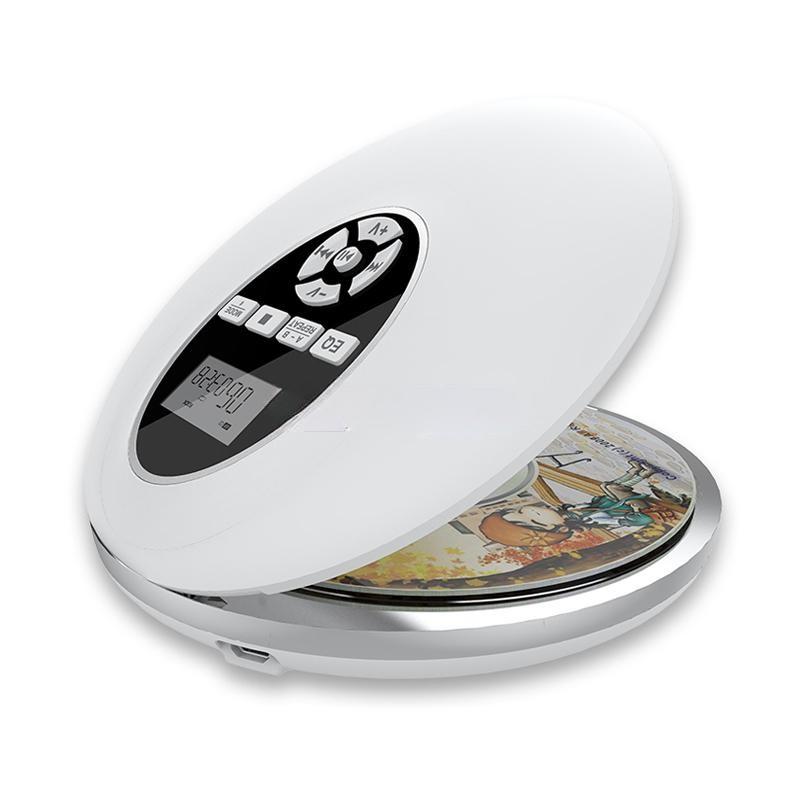 Портативный CD-плеер, радио, USB 5 в 1 А, диск с объемным звуком, MP3, WMA 265g, 30 мм, музыкальный аудиоплеер