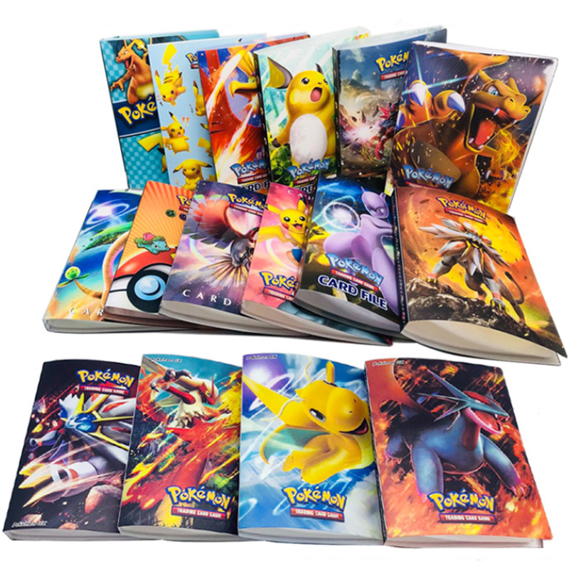 Оптовая продажа, держатель карт Pokemon, книга, рукава, файл Charizard Mew-two GX EX VMAX