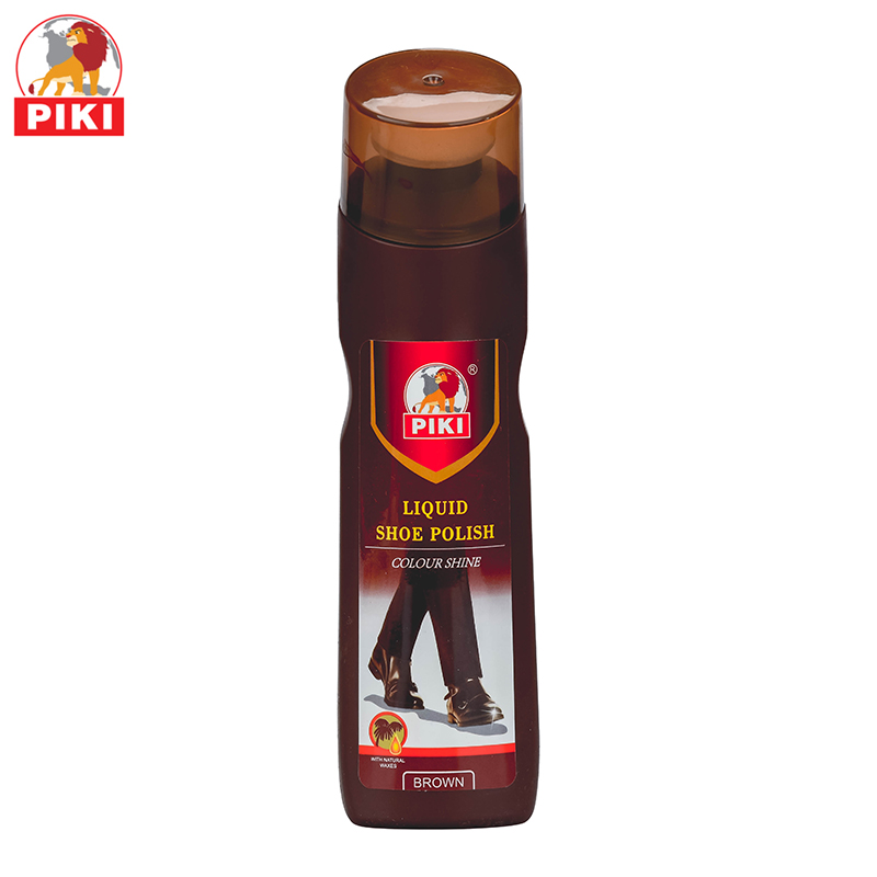 Wholesale cheapest price 75 ml plastic shoe polish bottle eco friendly sponge applicator liquid shoe polish for coat bag leather