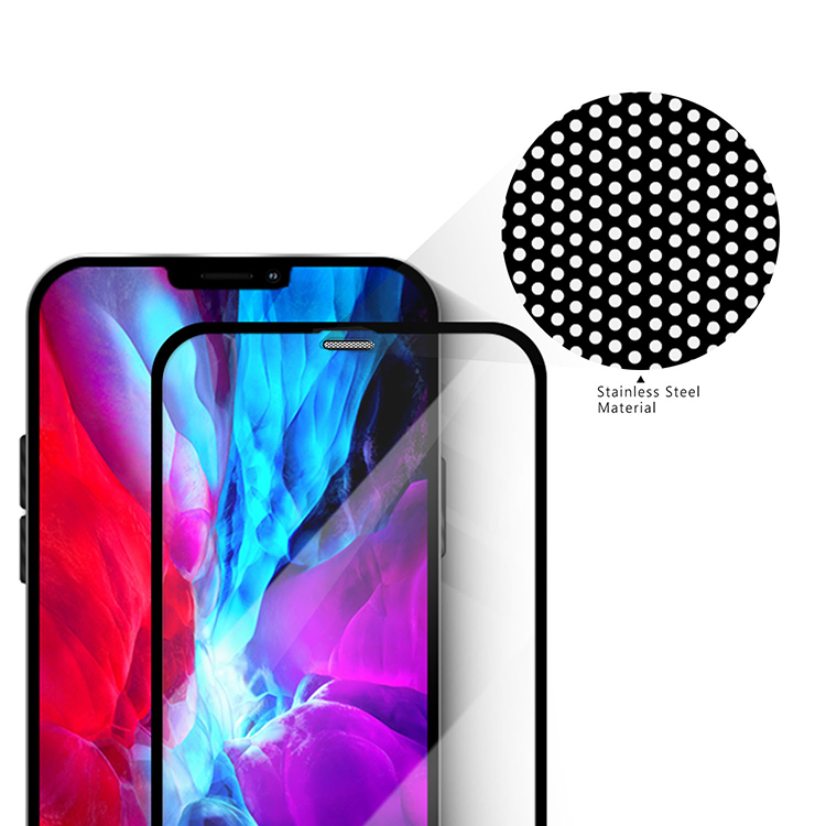 Для iPhone 12 стекло 0,33 мм 3D Водонепроницаемость Пыленепроницаемость контроль чистый дизайн пузырь Бесплатная Защитная пленка для экрана