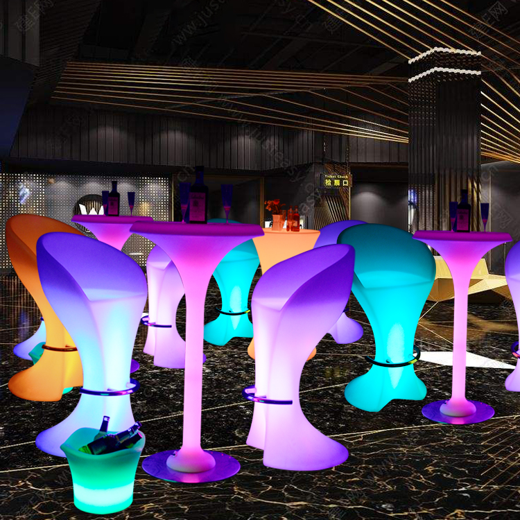 Outdoor Waterproof RGB colors changing remote control illuminated bar counter event party club led furniture beach bar mobile