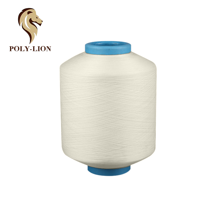 GRS certification spandex air covered yarn 75D 36F with 40D oem free samples recycled polyester acy for sock