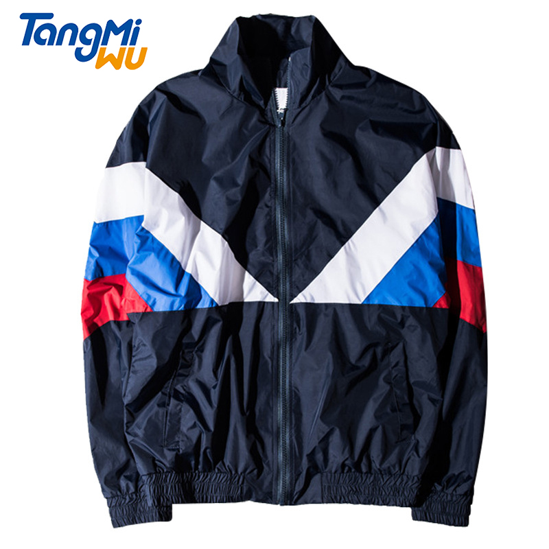 TMW autumn 2021 custom men jacket street loose Harrington sports colored jacket unisex chaquetas hombre jackets men's casual