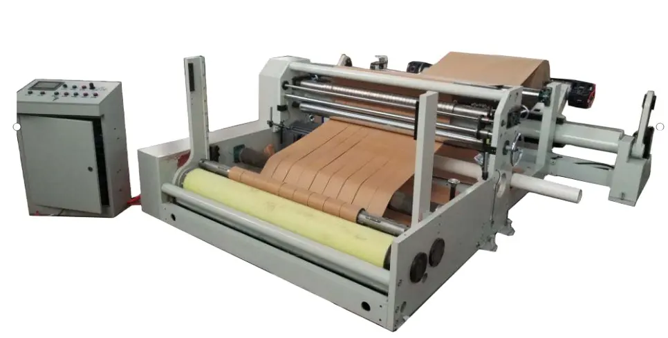 Sublimation paper office white board kraft coated paper slitting and rewinding machine roll to roll paper slitter rewinder