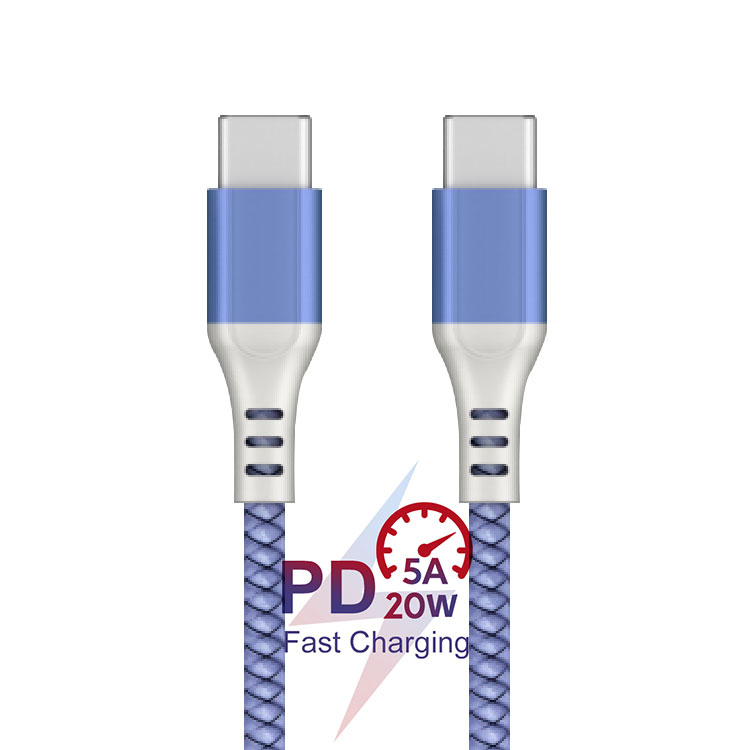 Оптовая продажа нейлоновый плетеный кабель USB3.1 kablo 5A высокоскоростной 10 Гбит/с Type C к Type C кабель Usb C Быстрая зарядка Cabo USB Ladekabel 3,0