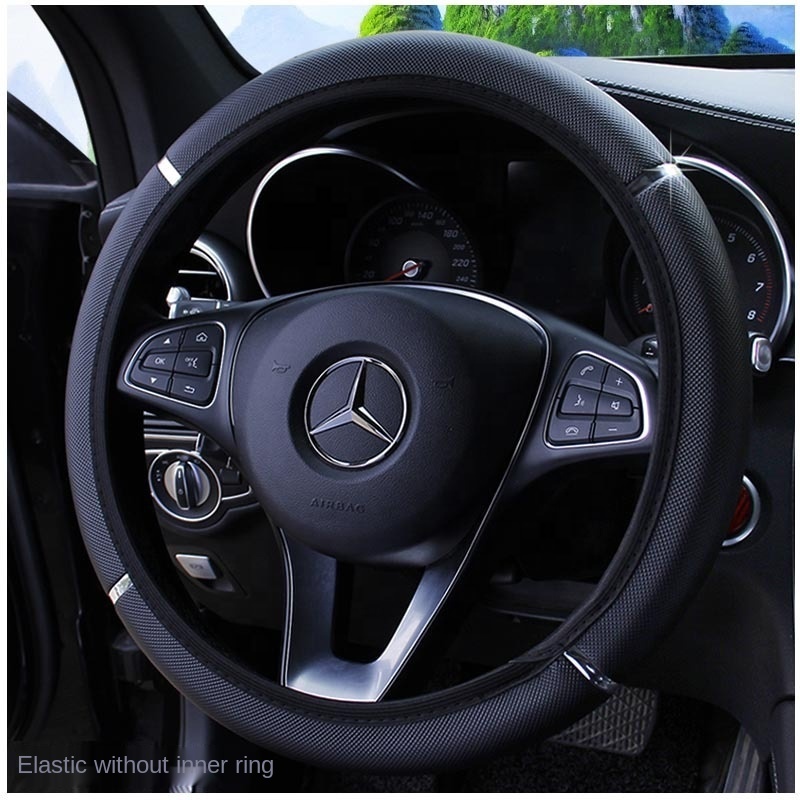 Cheap Price High Quialty round D-shaped comfortable and stylish universal car steering wheel cover