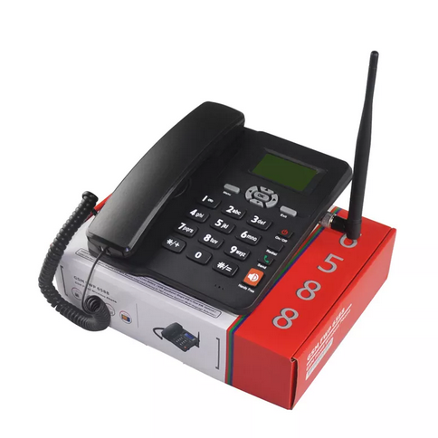 С двумя sim-картами GSM стационарные телефоны ETS-6588 стационарные телефоны сим-карты GSM фиксированные беспроводные настольные телефоны с 2 слота для sim-карт