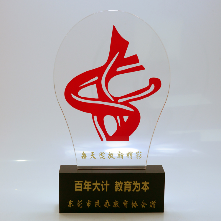 New Arrival Wholesale Decoration Chinese Awards/Trophies Acrylic Plaque