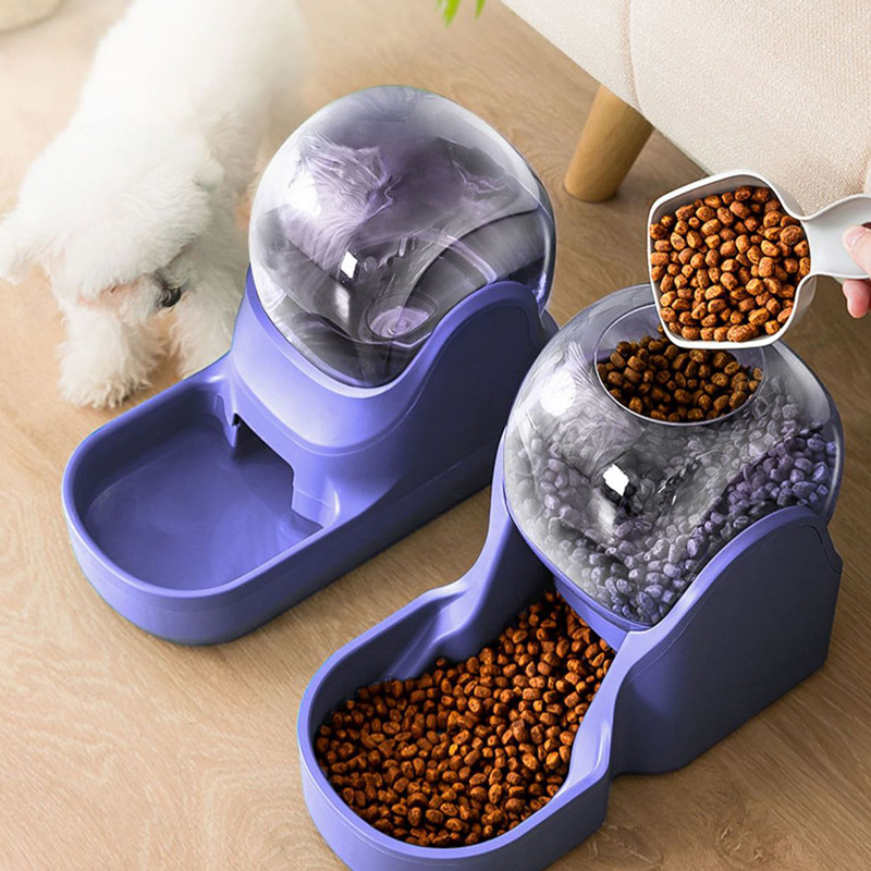 Smart Auto Automatic Pet Dog Cat Food Water Dispenser Bottle Bowl Pet Feeder Alimentador De Mascotas