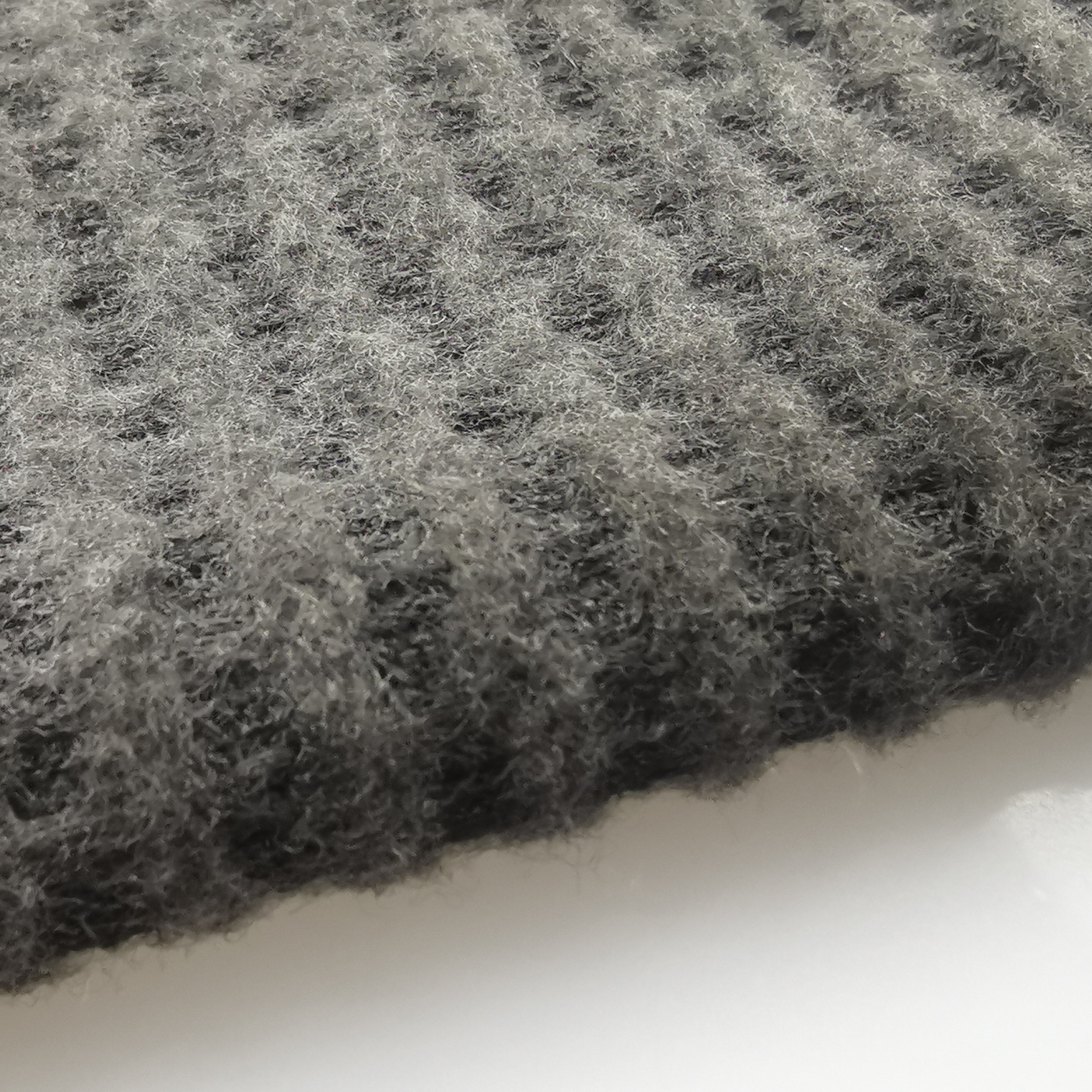 Hot selling polyester knit waffle hacci fabric brushed fabric for cloth