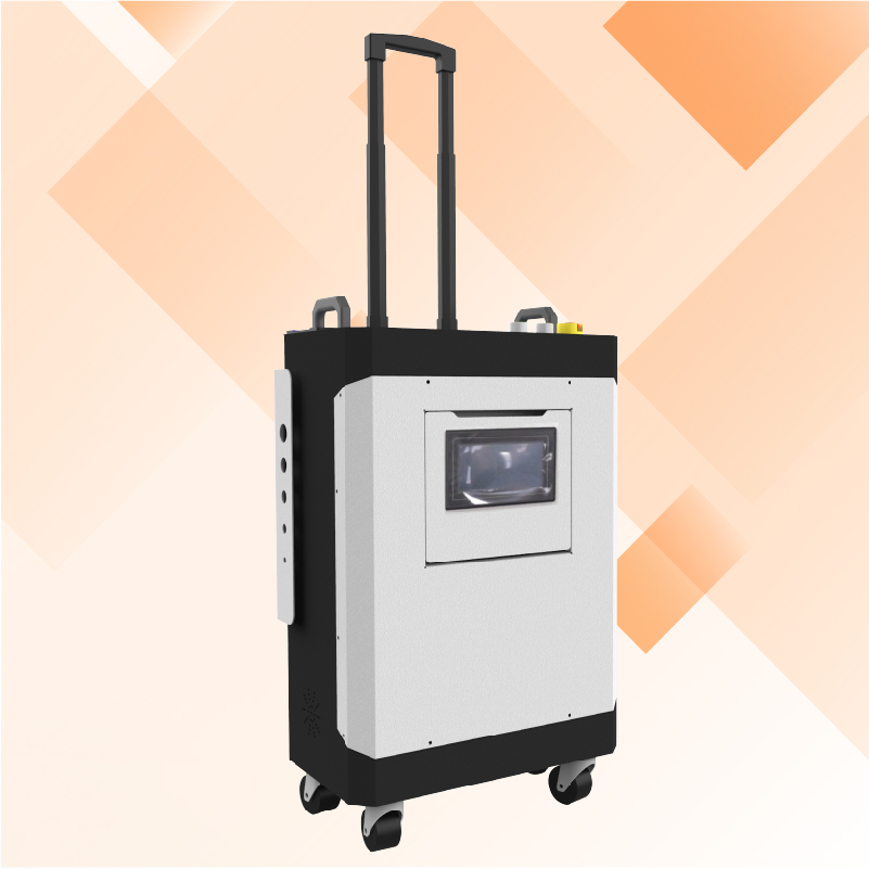 300W Suitcase Pulse Fiber Laser Cleaning Machine Removal From Pipe Portable Laser Cleaning Machine Price