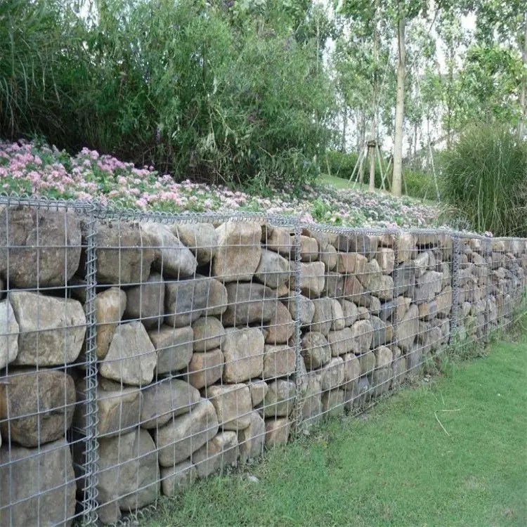 gabion cage box and gabion baskets price canada and pvc coated gabion box