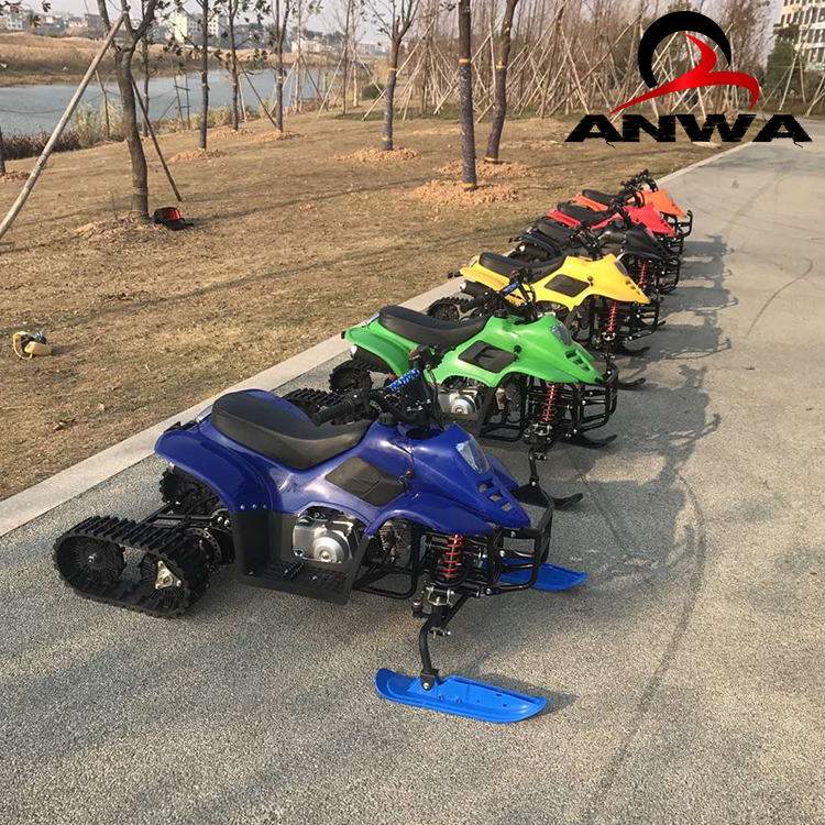 Автоматический воздушный охлаждаемый снегоход 49cc ATV со снежной дорожкой
