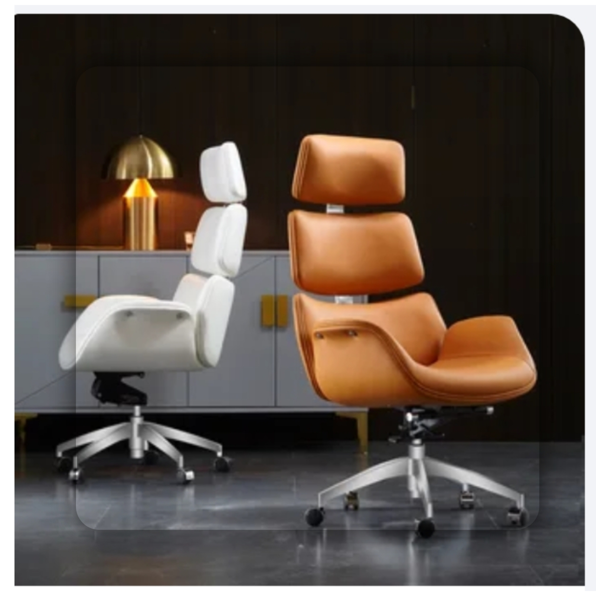 wholesaler office chair ergonomic high back quality executive office chair serpentine characteristic leather chair