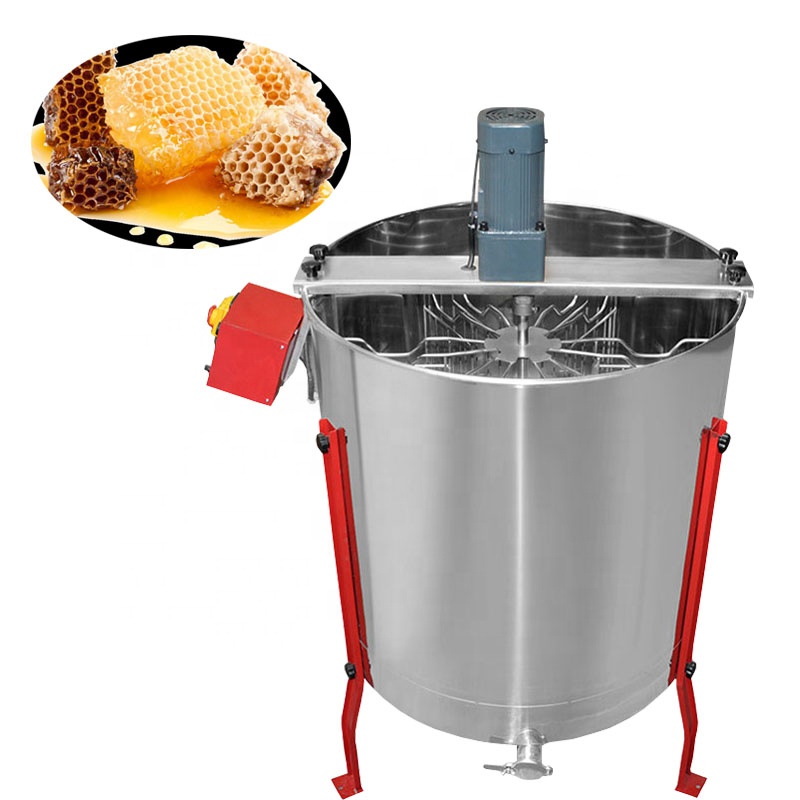 4 Frame Electric Honey Harvesting Processing Machine Honey Centrifuge Extractor
