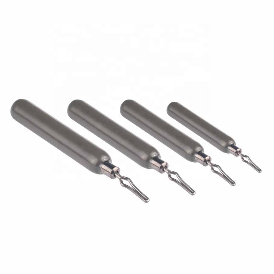 Professional Tungsten bullet fishing weight Fishing Sinkers Tungsten Skinny Drop Shot Weight