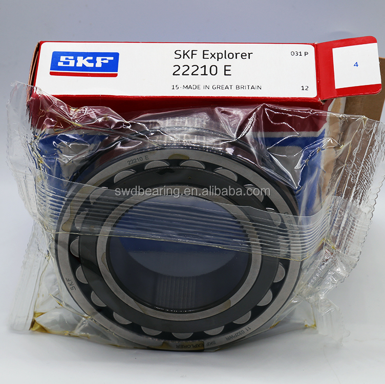 Оригинальный SKF 22210 Сферический роликовый подшипник 22210 SKF подшипник 22210 E