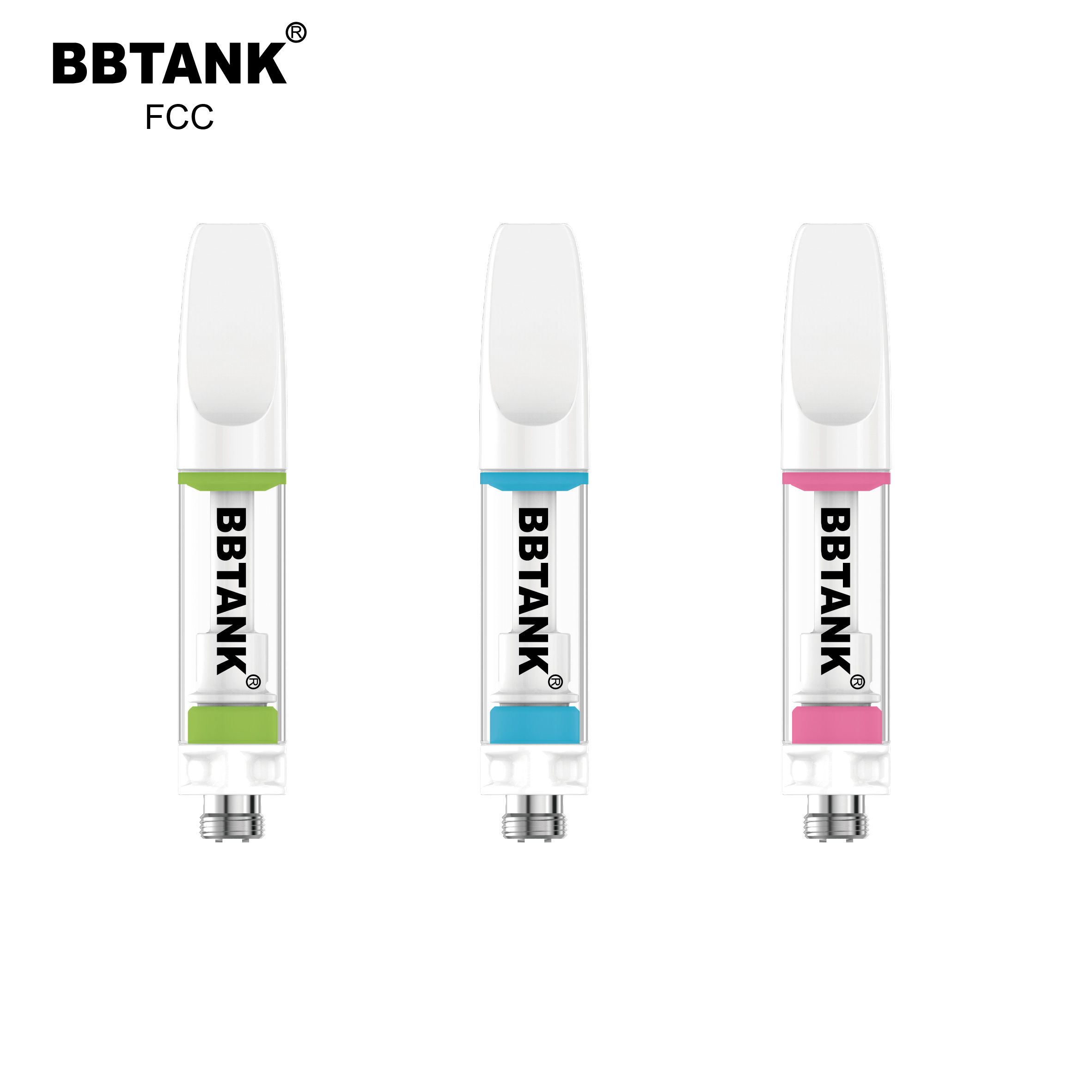 BBTANK Китай Оптовая Продажа испаритель ручка 510 резьба стеклянный картридж керамический фитиль картридж испаритель с индивидуальным логотипом емкость cbd