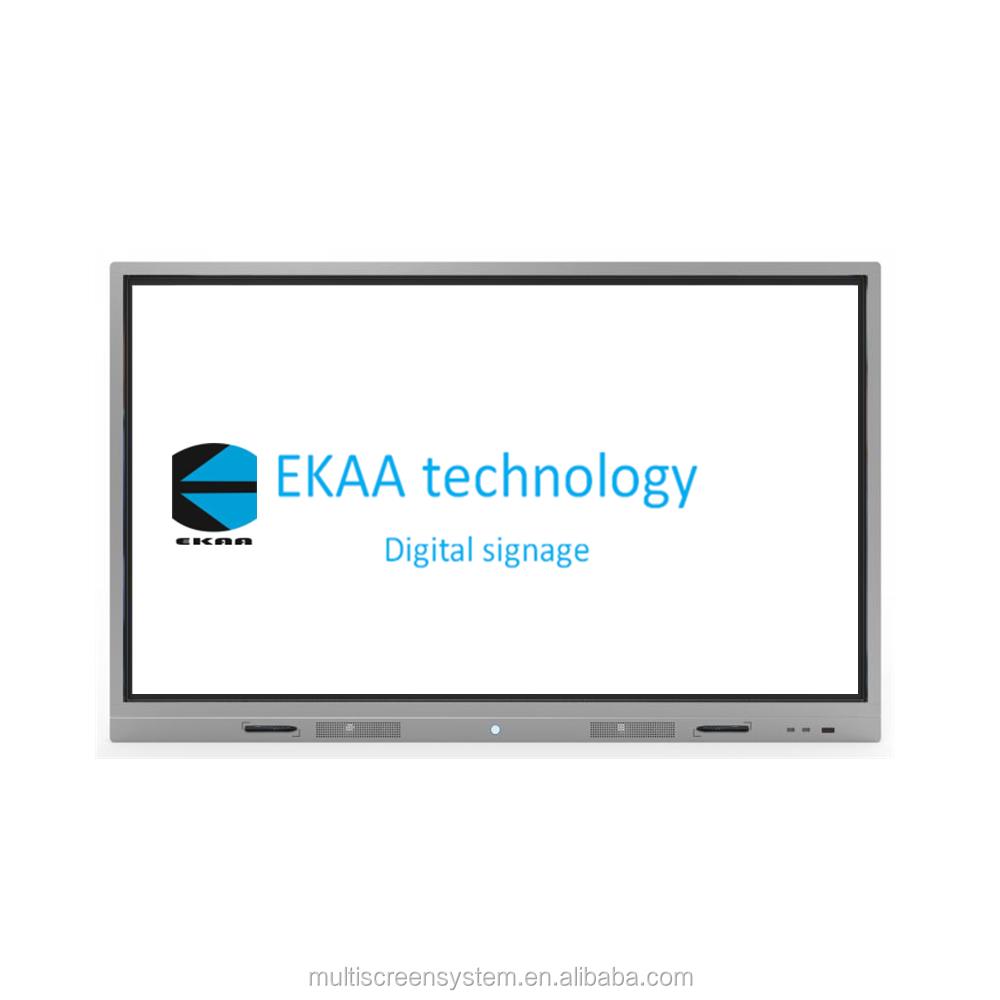EKAA 55/65/75/86 дюймовая Интерактивная умная сенсорная плоская панель, используемая для образования