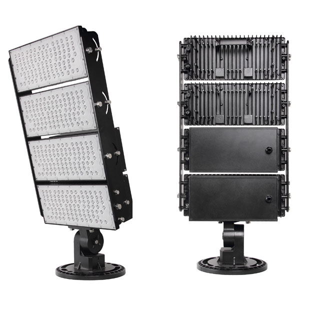 CE RoHS Listed High Luminous Efficiency 160 Lumens per Watt 1000 W LED Flood Light for Football Field Lighting