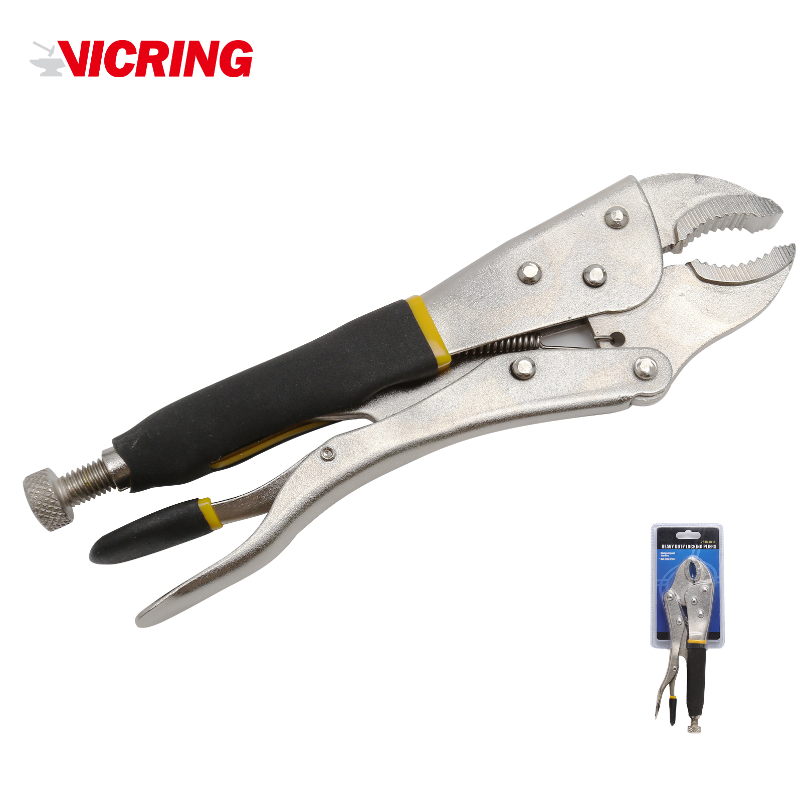 VICRING клещи с прямыми губками захват клещи 10 "HD клещи с двойной погружной ручкой