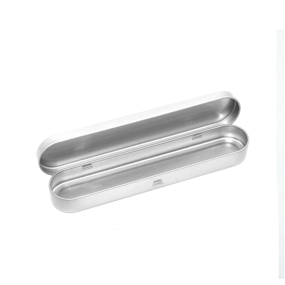 Factory Custom Printed Logo Stationery Pencil Eyelash Tweezers Packaging Tin Box