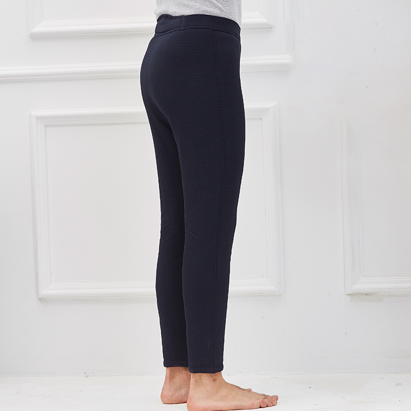 HONGLIU Cheap Factory Price elastic comfortable warm 100% wool long Johns for men black