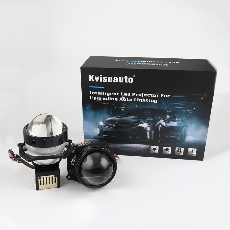 CQL kvisuauto aozoom Bi светодиодный проектор лазерные огни светодиодные линзы 58W 6700lm 3 дюйма Автомобильные фары