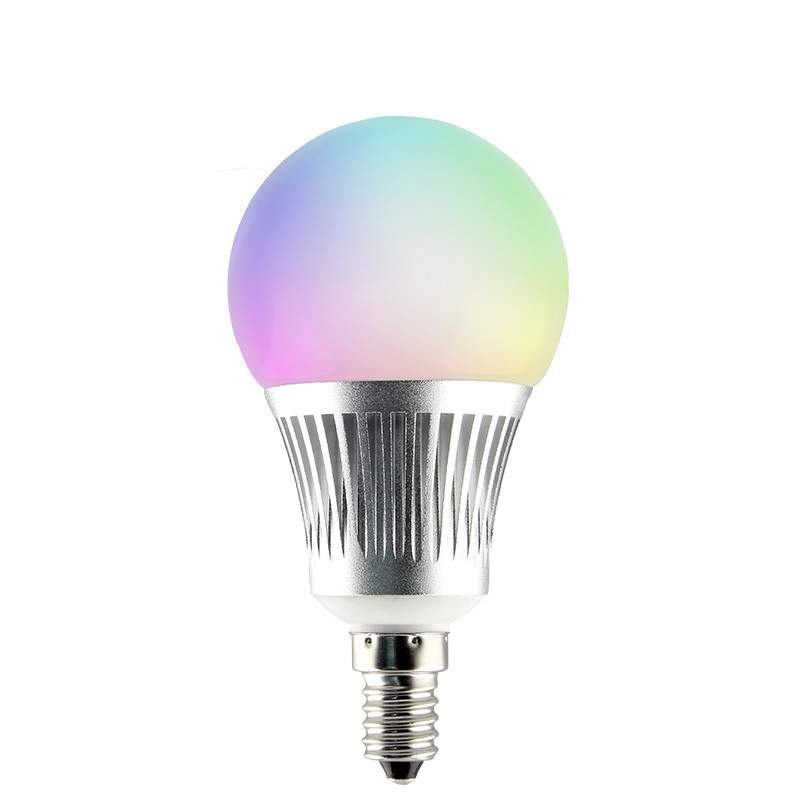 2,4G Беспроводная RGB + CCT 5W E14 Светодиодная лампа, умные лампочки