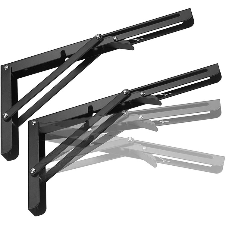 Складные кронштейны для полок Heavy Duty из нержавеющей стали складные полки кронштейн для игры в Настольный верстак Экономия пространства DIY кронштейн