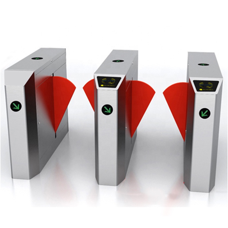 Used for entrance and exit control 304 Stainless steel material flap turnstile gate