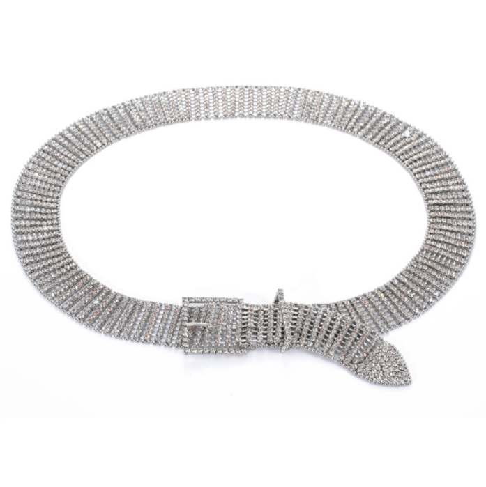 Для женщин Bling Party Club Блеск Кристалл Rhinestone Strass цепи пояс